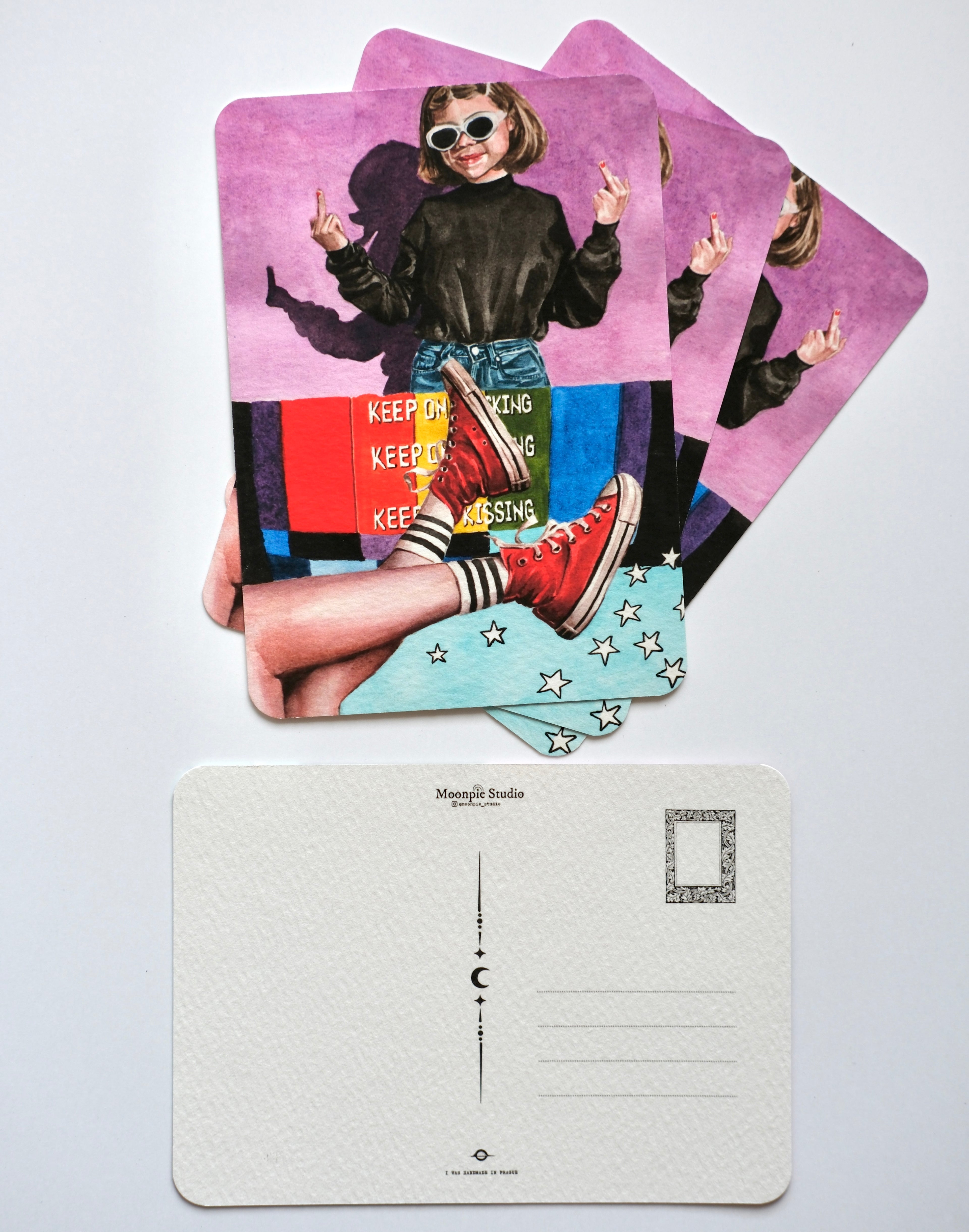 Postcard - Too Cool For School